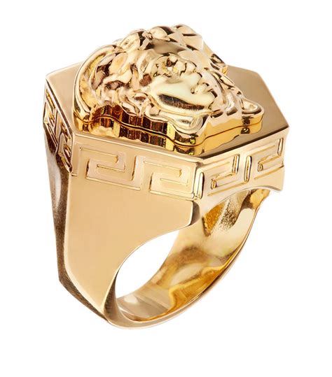 versace men's rings.